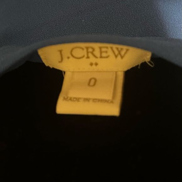 J. Crew Blue Pleated A-Line Midi-Skirt size 0. NWOT. - Picture 5 of 5